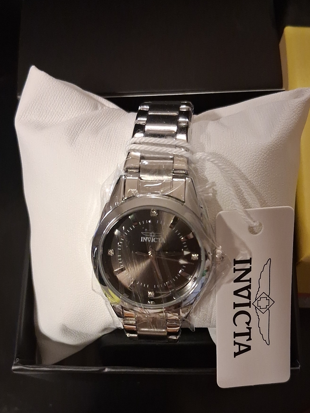 Invicta Celestial Womens Watch Model 70248 Silver/Black 30mm New With Box